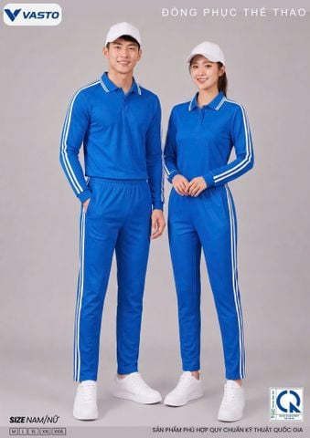 Đồng Phục Rước Hồng Kỳ, Diễu Hành Hội Thao Dài Tay VastoD05 – Sang Trọng, Lịch Sự, Chuẩn Form