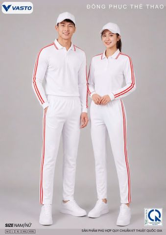 Đồng Phục Rước Hồng Kỳ, Diễu Hành Hội Thao Dài Tay VastoD06 – Sang Trọng, Lịch Sự, Chuẩn Form