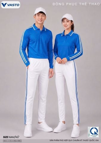 Đồng Phục Rước Hồng Kỳ, Diễu Hành Hội Thao Dài Tay VastoD07 – Sang Trọng, Lịch Sự, Chuẩn Form