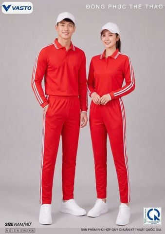 Đồng Phục Rước Hồng Kỳ, Diễu Hành Hội Thao Dài Tay VastoD08 – Sang Trọng, Lịch Sự, Chuẩn Form