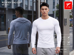 Áo Thể Thao Body Dài Tay Cao Cấp FVB Mã RUN4 — Thiết Kế Lưng Phản Quang Thể Thao Đỉnh Cao