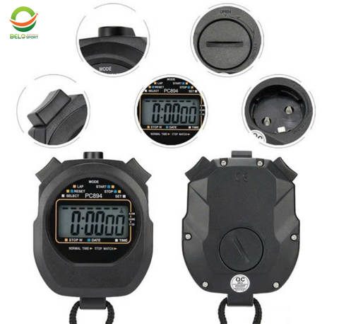 Đồng Hồ Bấm Giờ Thể Thao 2 Laps LEAP PC894 — Phiên Bản Mới Cải Tiến, Chính Xác Tuyệt Đối