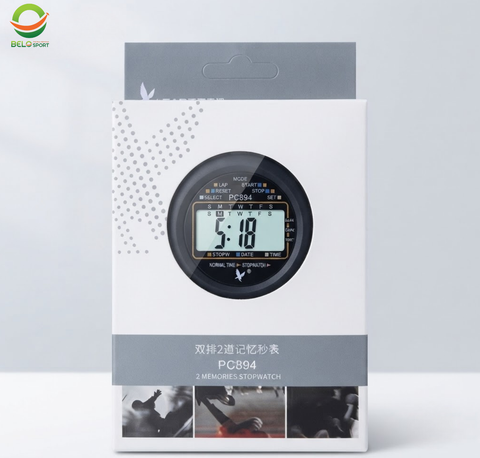 Đồng Hồ Bấm Giờ Thể Thao 2 Laps LEAP PC894 — Phiên Bản Mới Cải Tiến, Chính Xác Tuyệt Đối
