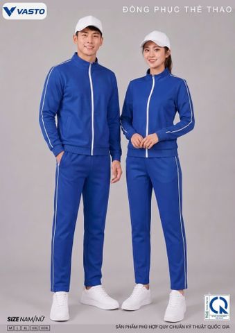 Bộ Nỉ Thể Thao Cao Cấp Vasto VN01 – Đồng Phục Hội Thao, Diễu Hành Chuyên Nghiệp