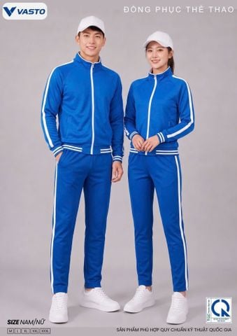 Bộ Nỉ Thể Thao Cao Cấp Vasto VN02 – Đồng Phục Hội Thao, Diễu Hành Chuyên Nghiệp