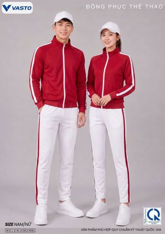 Bộ Nỉ Thể Thao Cao Cấp Vasto VN03 – Đồng Phục Hội Thao, Diễu Hành Chuyên Nghiệp