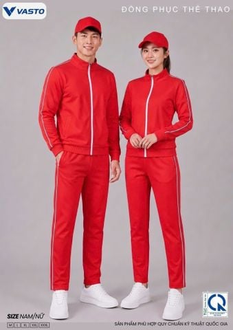 Bộ Nỉ Thể Thao Cao Cấp Vasto VN04 – Đồng Phục Hội Thao, Diễu Hành Chuyên Nghiệp