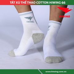 Tất Thể Thao Hiwing 66 Màu Trắng