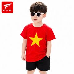 Áo Cờ Đỏ Sao Vàng Người Lớn Trẻ Em Giá Rẻ FVB