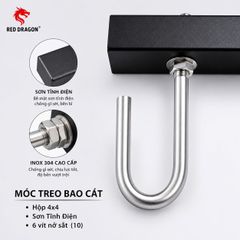 Giá Treo Bao Cát Gắn Tường Red Dragon