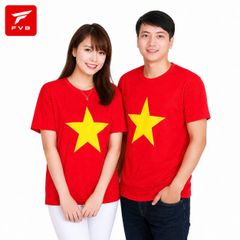 Áo Cờ Đỏ Sao Vàng Người Lớn Trẻ Em Giá Rẻ FVB