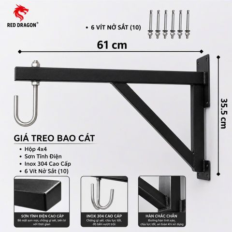 Giá Treo Bao Cát Gắn Tường Red Dragon