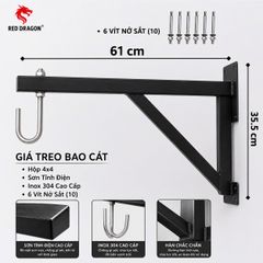 Giá Treo Bao Cát Gắn Tường Red Dragon