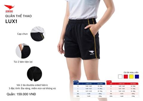 Quần Cầu Lông,Bóng Chuyền,Pickleball Nữ Hiwing Lux1