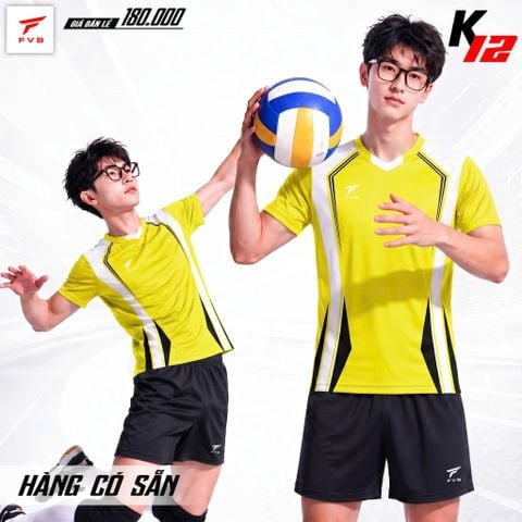 Áo Bóng Chuyền Keyball K12 - Màu Vàng
