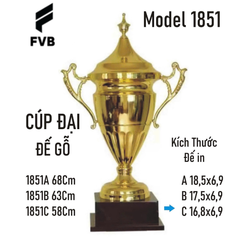 Cup Thể Thao ĐS 1851 Màu Vàng