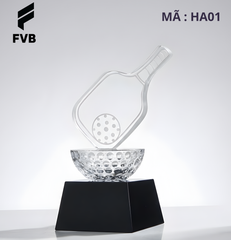 Cúp Thể Thao Pickleball Pha Lê HA01