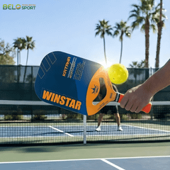 Vợt Pickleball Winstar Katana Carbon Fiber Grain - Màu Cam Xanh