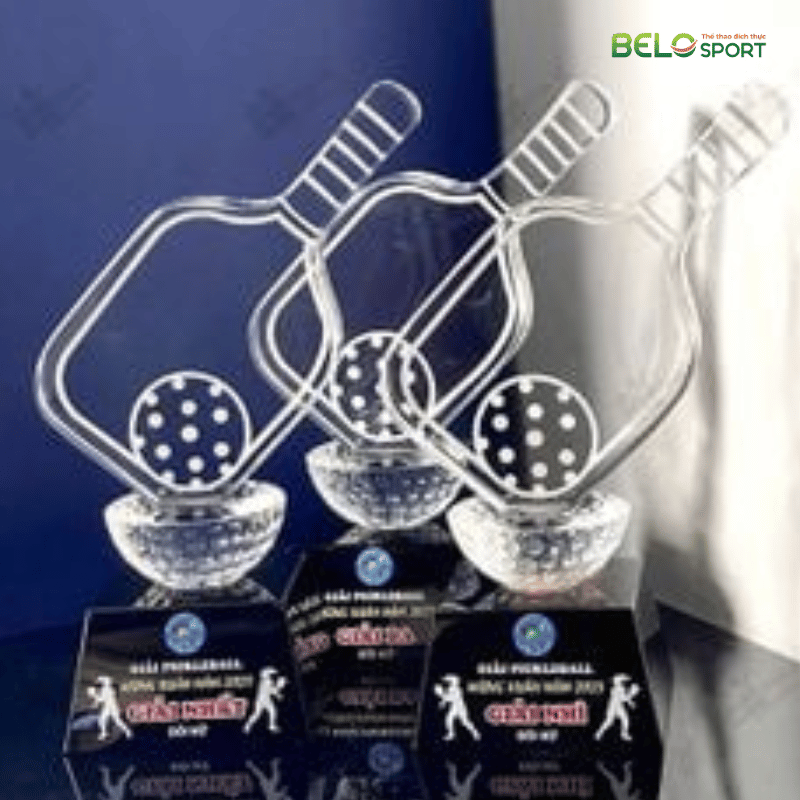 Cúp Thể Thao Pickleball Pha Lê S1