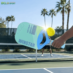 Vợt Pickleball Winstar Katana Carbon Fiber Grain - Màu Xanh Da