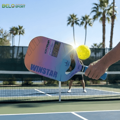 Vợt Pickleball Winstar Katana Carbon Fiber Grain - Màu Xanh Trắng