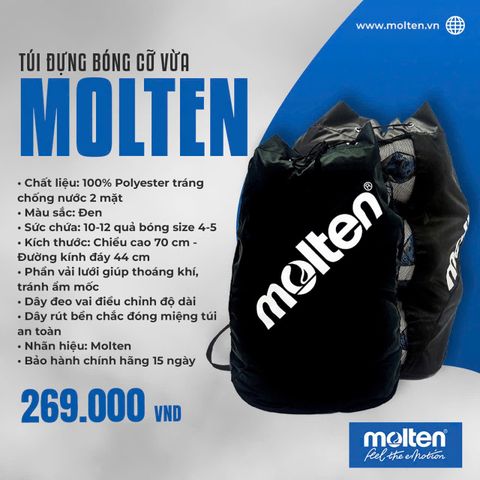 Túi Đựng Bóng Molten – Sức Chứa Khủng, Bền Bỉ & Tiện Dụng