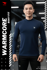 Áo Body Cao Cấp HIWING WARMCORE-1 Giữ Nhiệt, Co Giãn 4 Chiều, Chống Nhăn Màu Đen