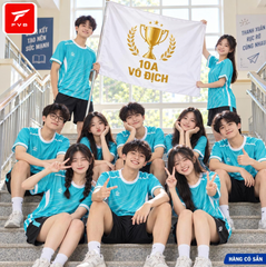 Cờ Lớp, Cờ Công Ty, Cờ Team Vải Lụa Cao Cấp — In Theo Yêu Cầu Thiết Kế Miễn Phí