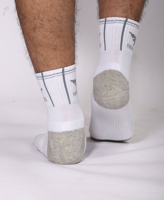 Tất Thể Thao Hiwing 66 Màu Trắng