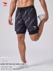 Quần thể thao nam đa dụng 2 lớp Hiwing MSS-2