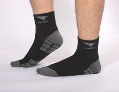 Tất Thể Thao Hiwing 66 Màu Đen