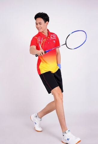 Áo Bóng Chuyền, Áo Cầu Lông Hiwing W5  - Màu Đỏ