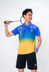 Áo Bóng Chuyền, Áo Cầu Lông Hiwing W5  - Màu Xanh