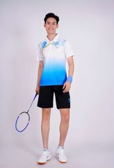 Áo Bóng Chuyền, Áo Cầu Lông Hiwing W5  - Màu Trắng