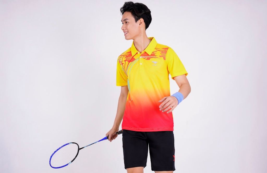 Áo Bóng Chuyền, Áo Cầu Lông Hiwing W5  - Màu Vàng