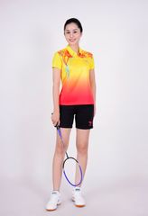 Áo Bóng Chuyền, Áo Cầu Lông Hiwing W5  - Màu Vàng