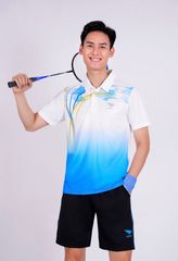 Áo Bóng Chuyền, Áo Cầu Lông Hiwing W5  - Màu Xanh