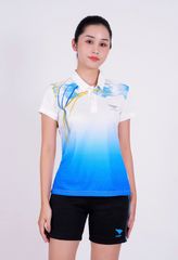 Áo Bóng Chuyền, Áo Cầu Lông Hiwing W5  - Màu Trắng