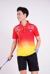 Áo Bóng Chuyền, Áo Cầu Lông Hiwing W5  - Màu Đỏ