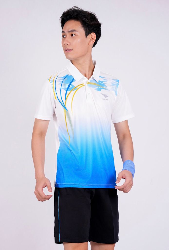 Áo Bóng Chuyền, Áo Cầu Lông Hiwing W5  - Màu Trắng