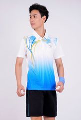 Áo Bóng Chuyền, Áo Cầu Lông Hiwing W5  - Màu Trắng