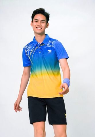 Áo Bóng Chuyền, Áo Cầu Lông Hiwing W5  - Màu Xanh