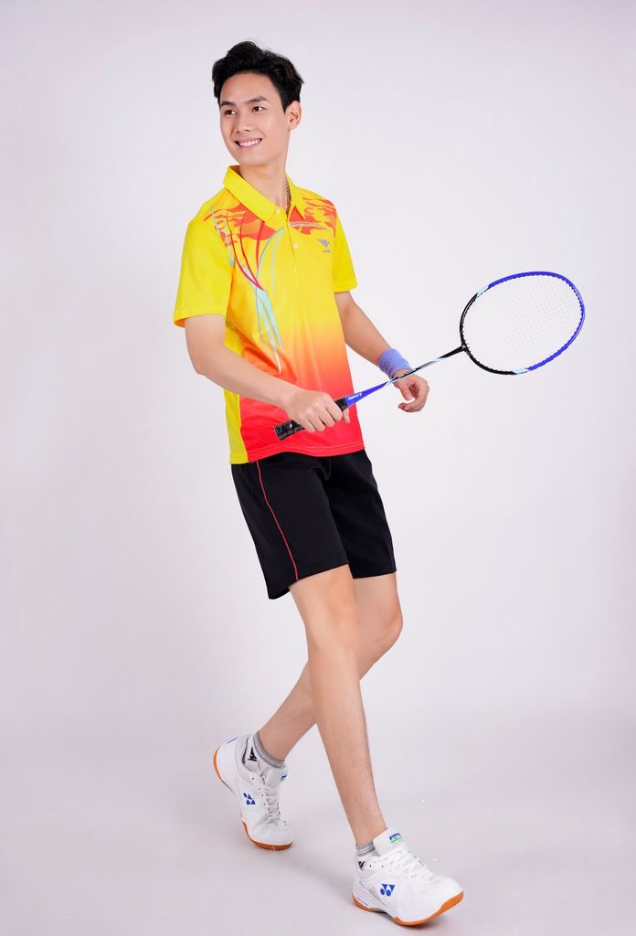 Áo Bóng Chuyền, Áo Cầu Lông Hiwing W5  - Màu Vàng