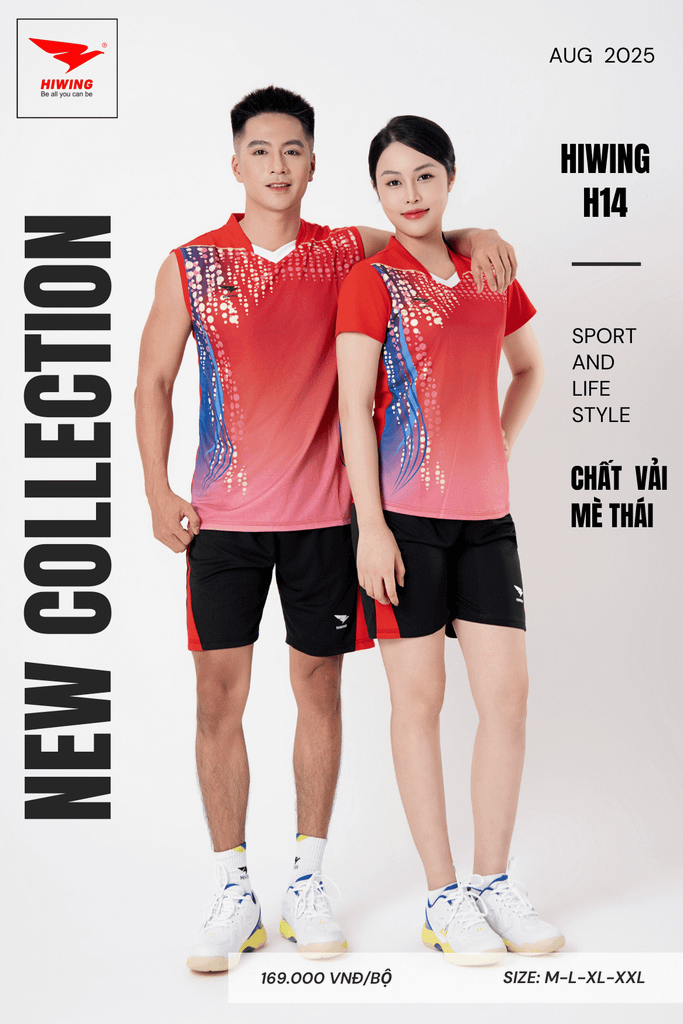 Áo Bóng Chuyền Hiwing H14 - Màu Đỏ