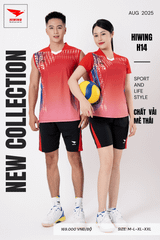 Áo Bóng Chuyền Hiwing H14 - Màu Đỏ