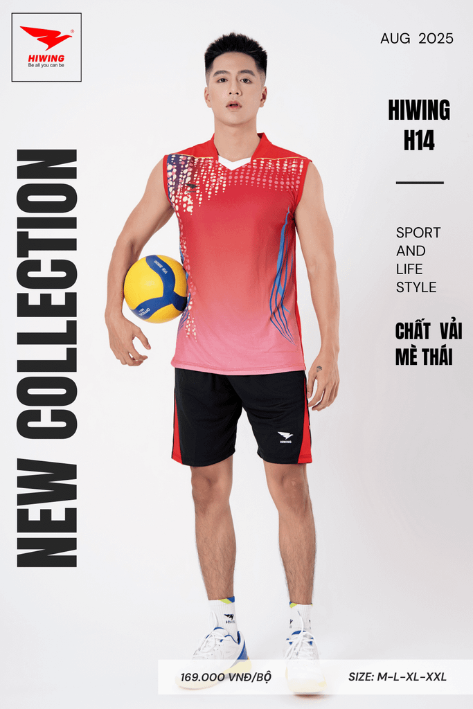 Áo Bóng Chuyền Hiwing H14 - Màu Trắng