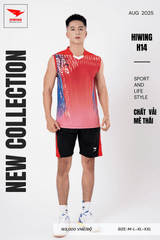 Áo Bóng Chuyền Hiwing H14 - Màu Đỏ