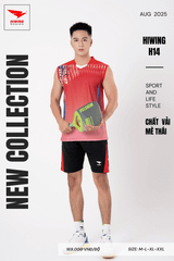Áo Bóng Chuyền Hiwing H14 - Màu Đỏ