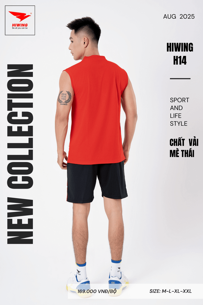 Áo Bóng Chuyền Hiwing H14 - Màu Đỏ