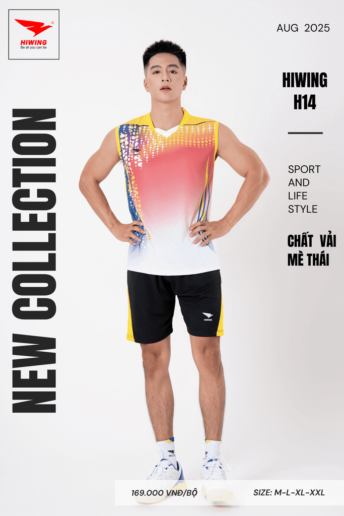 Áo Bóng Chuyền Hiwing H14 - Màu Vàng